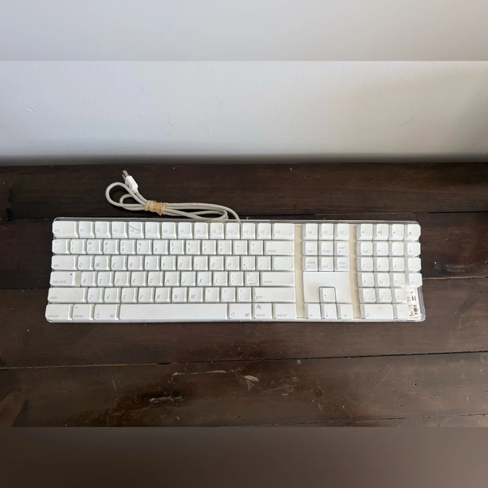 Vintage Apple Pro Keyboard A1048 Wired USB Full Size